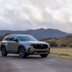 2026 Mazda CX-50 Hybrid parked on paved country road