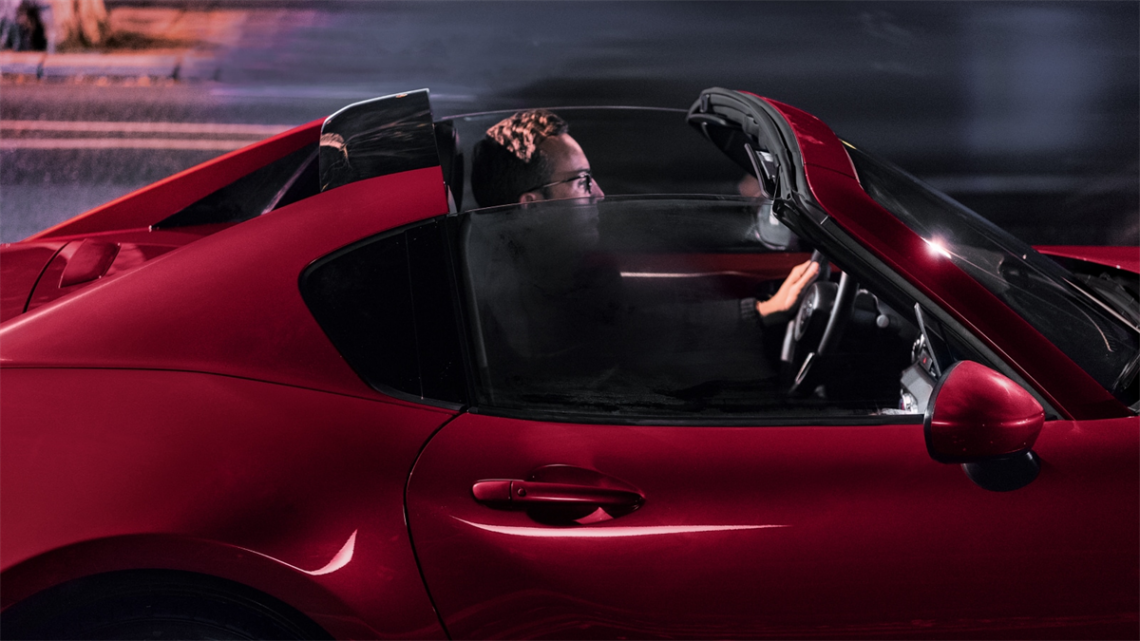 2026 Mazda MX-5 Miata RF top down